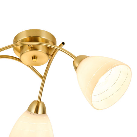 NOWOŚĆ ML2760 Lampa sufitowa CLARA GOLD 3xE27 Milagro