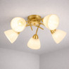 NOWOŚĆ ML2761 Lampa sufitowa CLARA GOLD 5xE27 Milagro