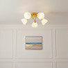 NOWOŚĆ ML2761 Lampa sufitowa CLARA GOLD 5xE27 Milagro