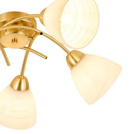 NOWOŚĆ ML2761 Lampa sufitowa CLARA GOLD 5xE27 Milagro