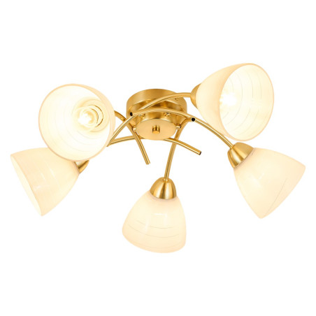 NOWOŚĆ ML2761 Lampa sufitowa CLARA GOLD 5xE27 Milagro