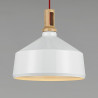 Lampa wisząca NORDIC WOODY biało drewniana 35 cm ST-5097A Step into Design