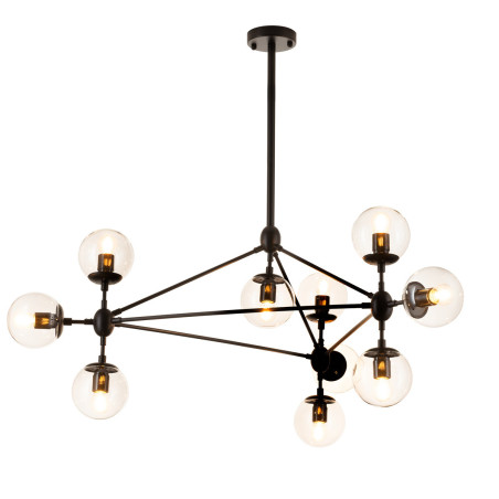 Lampa wisząca ASTRIFERO-10 bursztynowo czarna 90 cm ST-9047-10 amber Step into Design