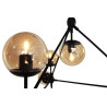 Lampa wisząca ASTRIFERO-10 bursztynowo czarna 90 cm ST-9047-10 amber Step into Design