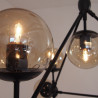 Lampa wisząca ASTRIFERO-10 bursztynowo czarna 90 cm ST-9047-10 amber Step into Design