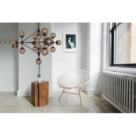 Lampa wisząca ASTRIFERO-15 bursztynowo czarna 110 cm ST-9047-15 Step into Design