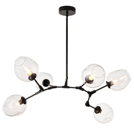 Lampa wisząca MODERN ORCHID-6 bursztynowo czarna 130 cm ST-1232-6 Step into Design