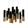 Lampa wisząca GOLDEN PIPE-13 czarno złota 60 cm ST-5719-13 Step into Design