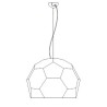 Lampa wisząca DOME półtransparentna 80 cm ST-4001 Step into Design