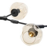 Lampa wisząca MODERN ORCHID-9 bursztynowo czarna 150 cm ST-1232-9 Step into Design