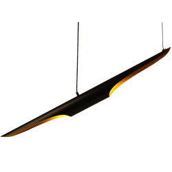 Lampa wisząca BLACK TUBE czarno złota 100 cm ST-0502-1 Step into Design