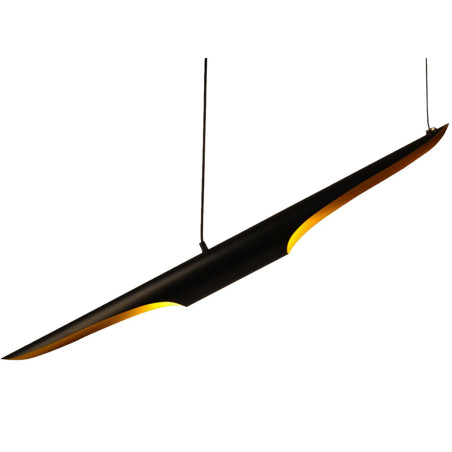 Lampa wisząca BLACK TUBE czarno złota 100 cm ST-0502-1 Step into Design