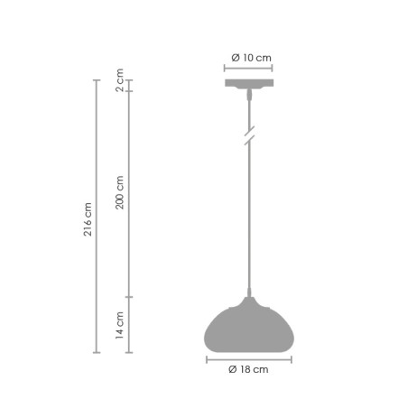 Lampa wisząca VICTORY GLOW S srebrna17 cm ST-9002S chrome Step into Design