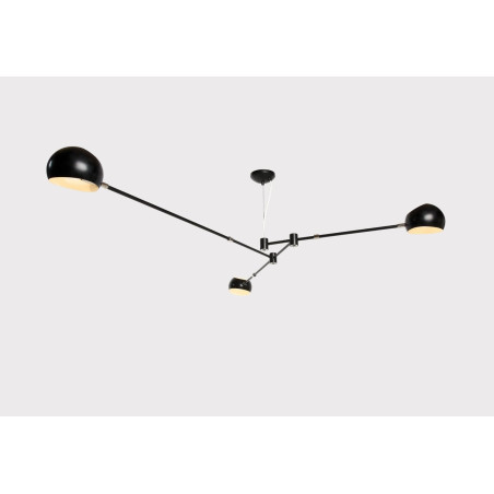Lampa wisząca ASTRONOMY-3 czarna 175 cm ST-5335B-3 BLACK Step into Design
