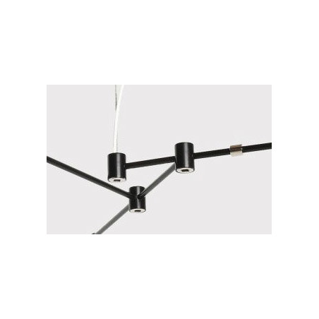 Lampa wisząca ASTRONOMY-3 czarna 175 cm ST-5335B-3 BLACK Step into Design