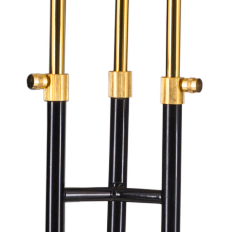 Lampa stojąca GOLDEN PIPE-3 czarno złota 180 cm ST-5718-3 Step into Design