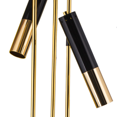 Lampa stojąca GOLDEN PIPE-3 czarno złota 180 cm ST-5718-3 Step into Design