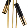 Lampa stojąca GOLDEN PIPE-3 czarno złota 180 cm ST-5718-3 Step into Design