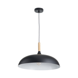 Lampa wisząca SAUCER czarna 45 cm ST-5219 black Step into Design