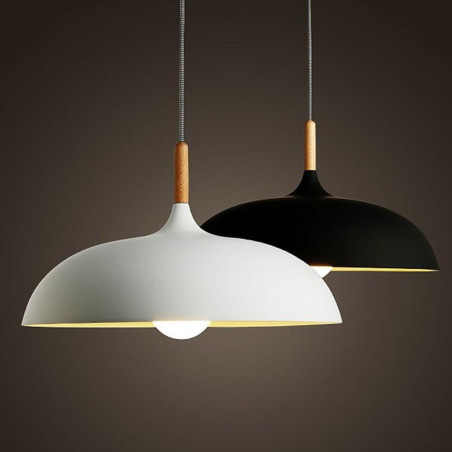 Lampa wisząca SAUCER czarna 45 cm ST-5219 black Step into Design