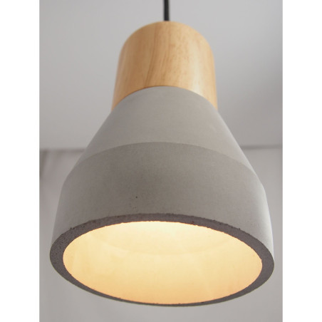 Lampa wisząca CONCRETE szary beton 12 cm ST-5220-grey Step into Design