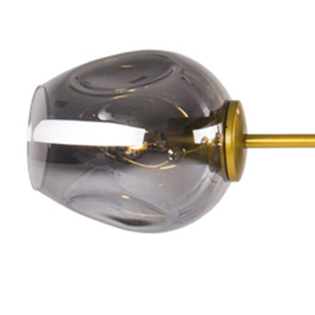 Lampa wisząca MODERN ORCHID-6 złoto szara 130 cm ST-1232-6 GOLD Step into Design