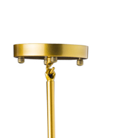 Lampa wisząca MODERN ORCHID-6 złoto szara 130 cm ST-1232-6 GOLD Step into Design