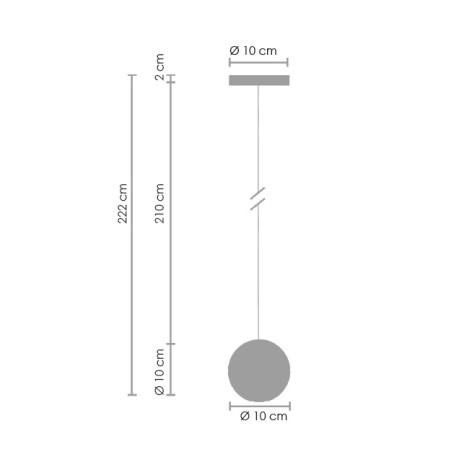 Lampa wisząca STARLIGHT-1 kryształowa 10 cm ST-9228-1 Step into Design