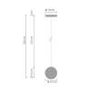 Lampa wisząca STARLIGHT-1 kryształowa 10 cm ST-9228-1 Step into Design