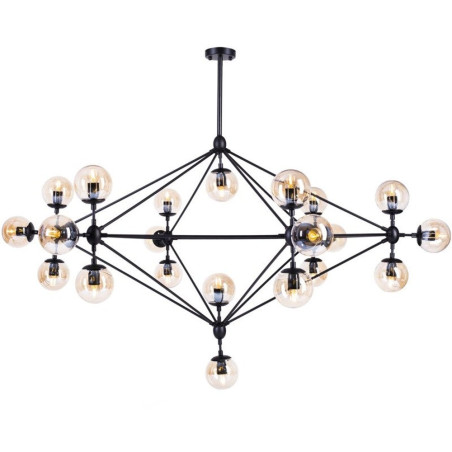 Lampa wisząca ASTRIFERO-21 bursztynowo czarna 165 cm ST-9047-21 Step into Design