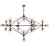 Lampa wisząca ASTRIFERO-21 bursztynowo czarna 165 cm ST-9047-21 Step into Design