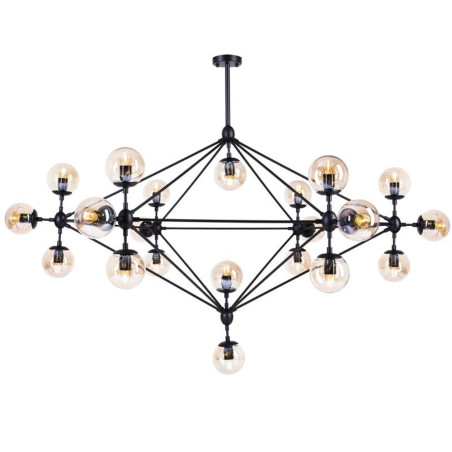 Lampa wisząca ASTRIFERO-21 bursztynowo czarna 165 cm ST-9047-21 Step into Design