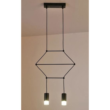 Lampa wisząca LINEA-2 czarna 35 cm ST-5961-2 Step into Design
