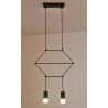 Lampa wisząca LINEA-2 czarna 35 cm ST-5961-2 Step into Design