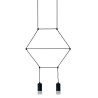 Lampa wisząca LINEA-2 czarna 35 cm ST-5961-2 Step into Design