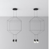 Lampa wisząca LINEA-4 czarna 45 cm ST-5961-4 Step into Design