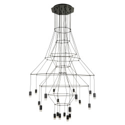 Lampa wisząca LINEA-20 czarna 120cm ST-5961-20 Step into Design