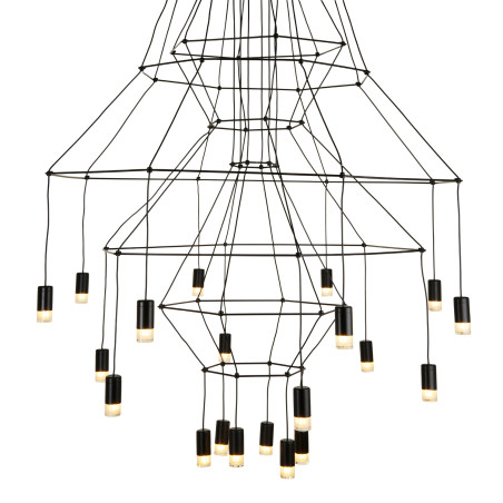 Lampa wisząca LINEA-20 czarna 120cm ST-5961-20 Step into Design