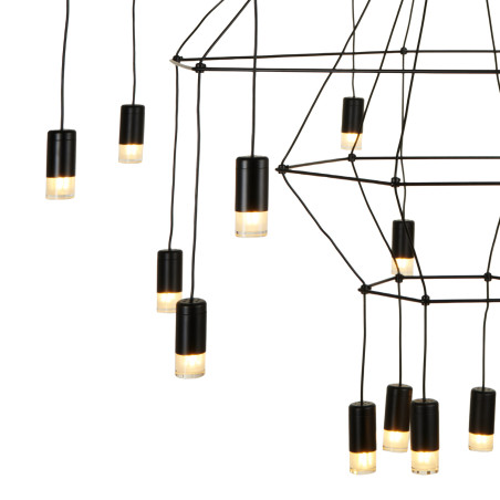 Lampa wisząca LINEA-20 czarna 120cm ST-5961-20 Step into Design