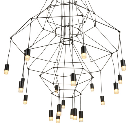 Lampa wisząca LINEA-20 czarna 120cm ST-5961-20 Step into Design