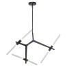 Lampa wisząca STICKS-6 czarna ST-1001-6 black Step into Design