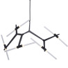 Lampa wisząca STICKS-6 czarna ST-1001-6 black Step into Design