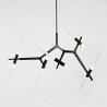 Lampa wisząca STICKS-6 czarna ST-1001-6 black Step into Design