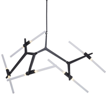 Lampa wisząca STICKS-10 czarna ST-1001-10 black Step into Design