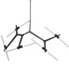 Lampa wisząca STICKS-10 czarna ST-1001-10 black Step into Design
