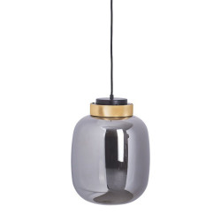 Lampa wisząca BOOM LED szaro złota 25 cm 9969P/A smoky Step into Design