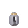 Lampa wisząca BOOM LED szaro złota 25 cm 9969P/A smoky Step into Design