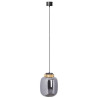 Lampa wisząca BOOM LED szaro złota 25 cm 9969P/A smoky Step into Design