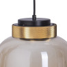Lampa wisząca BOOM LED bursztynowo złota 25 cm 9969P/A amber Step into Design