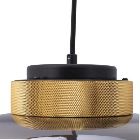 Lampa wisząca BOOM LED bursztynowo złota 25 cm 9969P/A amber Step into Design